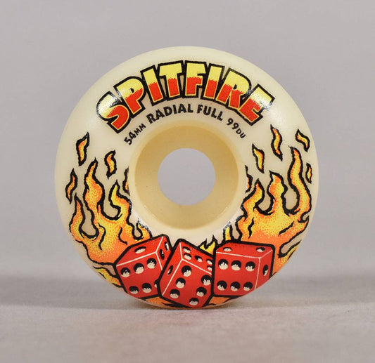 Spitfire F4 Hot Hand Radial Full Wheels 54mm 99Duro