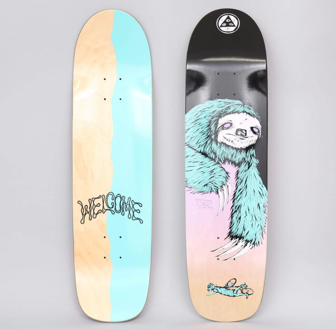 Welcome Sloth on Son of Planchette 8.38 Deck