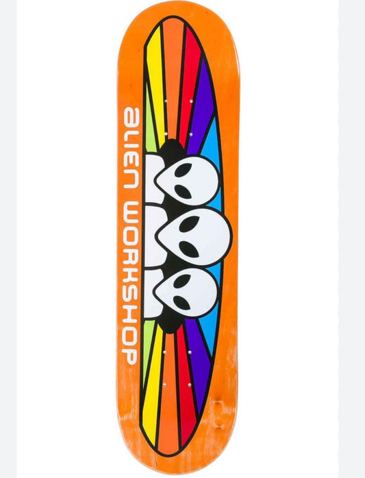 Alien Workshop Orange Spectrum Deck 8.75