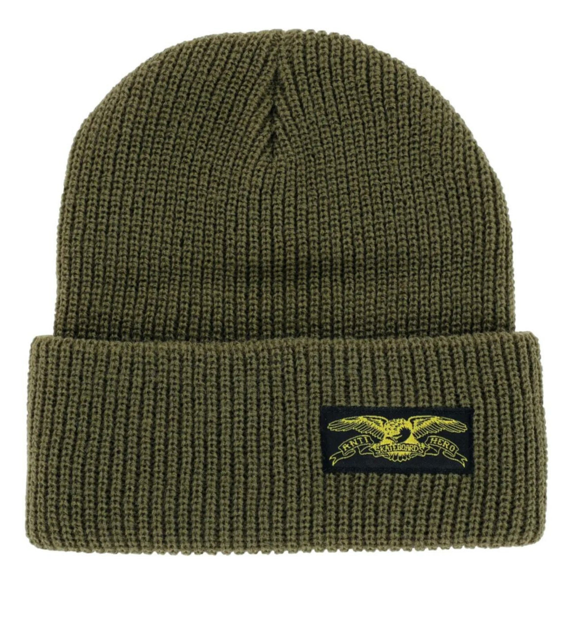 Antihero Beanie Stock Eagle Olive