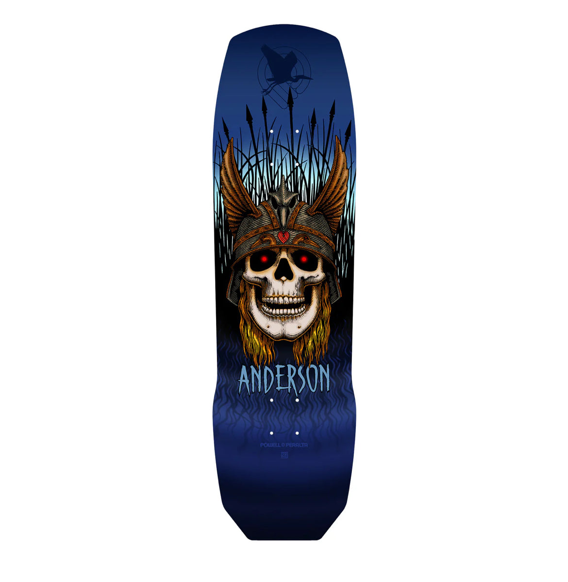 Powell Peralta Andy Anderson Heron Skull Blue 9.13 Deck