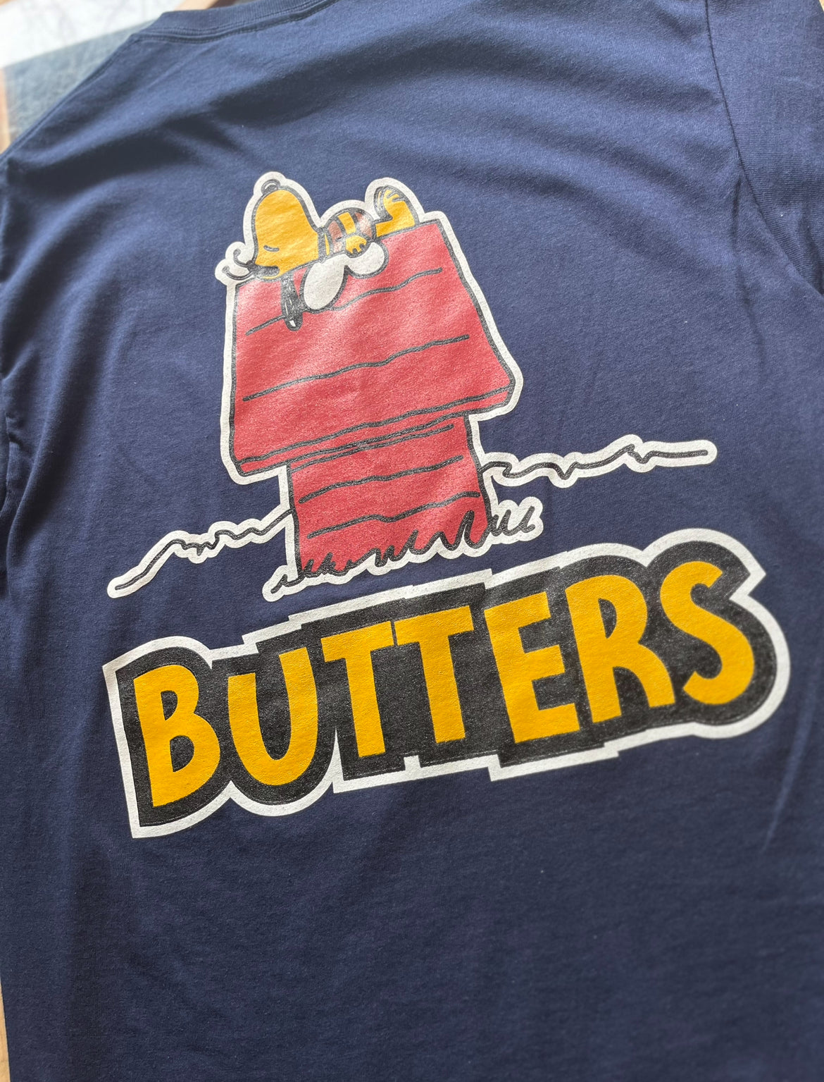 Butters Snoopy Navy Tee