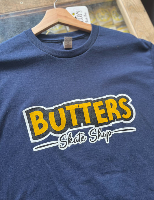Butters Snoopy Navy Tee