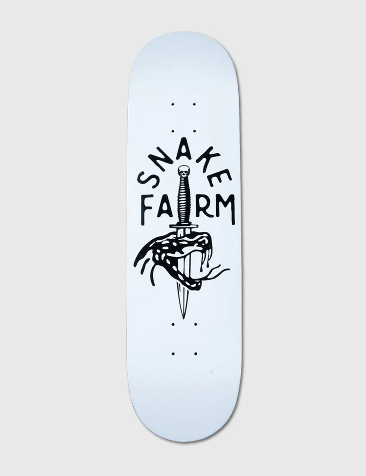 Snake Farm White Logo