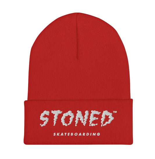 Stoned Beanie Smoke Red