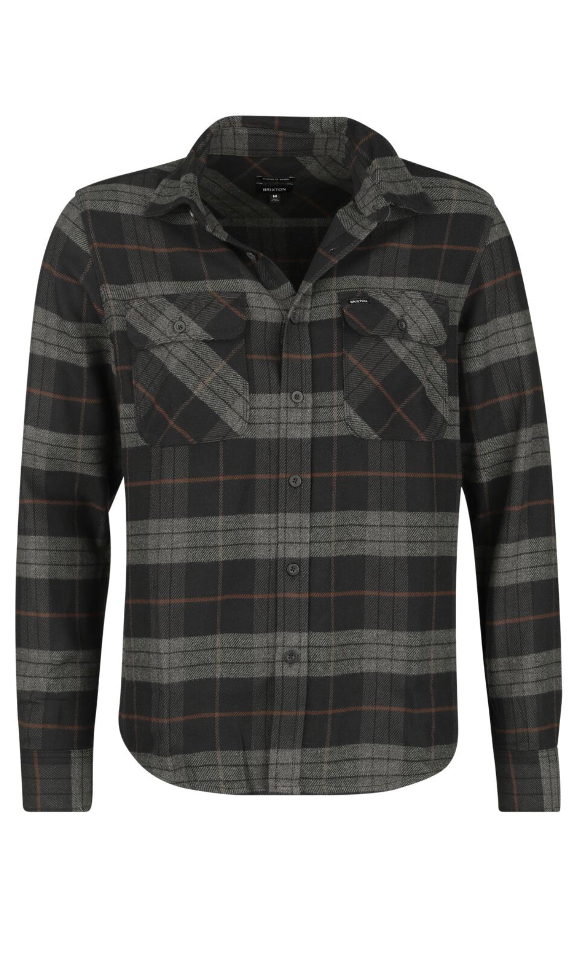 Brixton Bowery Flannel Black/Charcoal