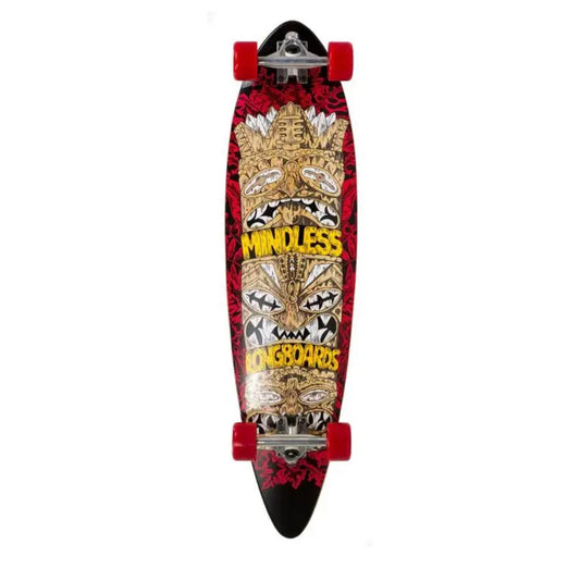 Mindless Longboards Red Tribal 38”