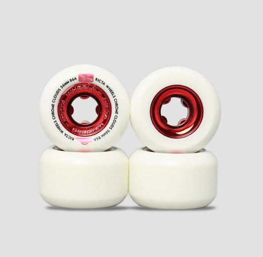 Ricta Chrome Clouds Red Wheels