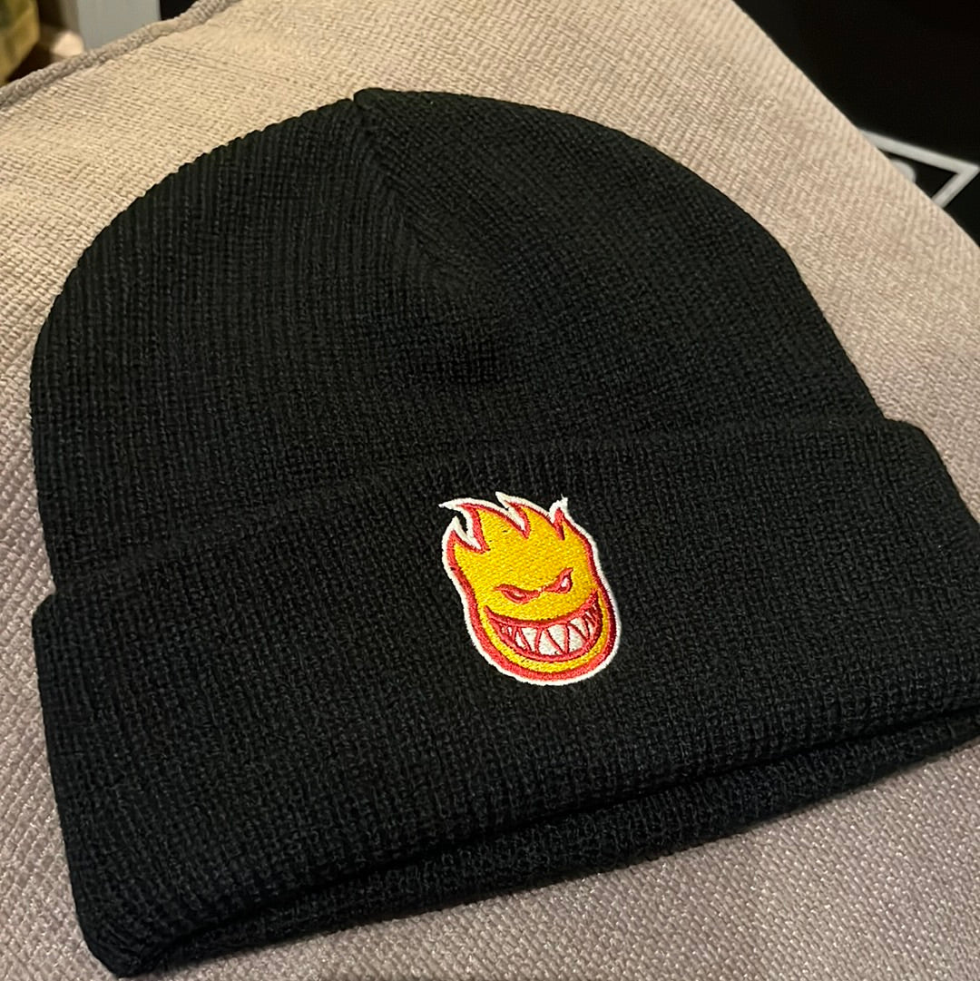 Spitfire Black/Gold Beanie